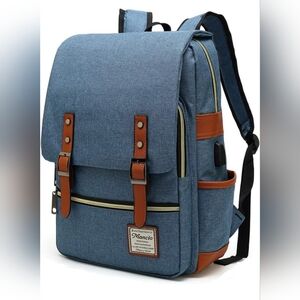 Mansio Laptop Vintage Style Backpack